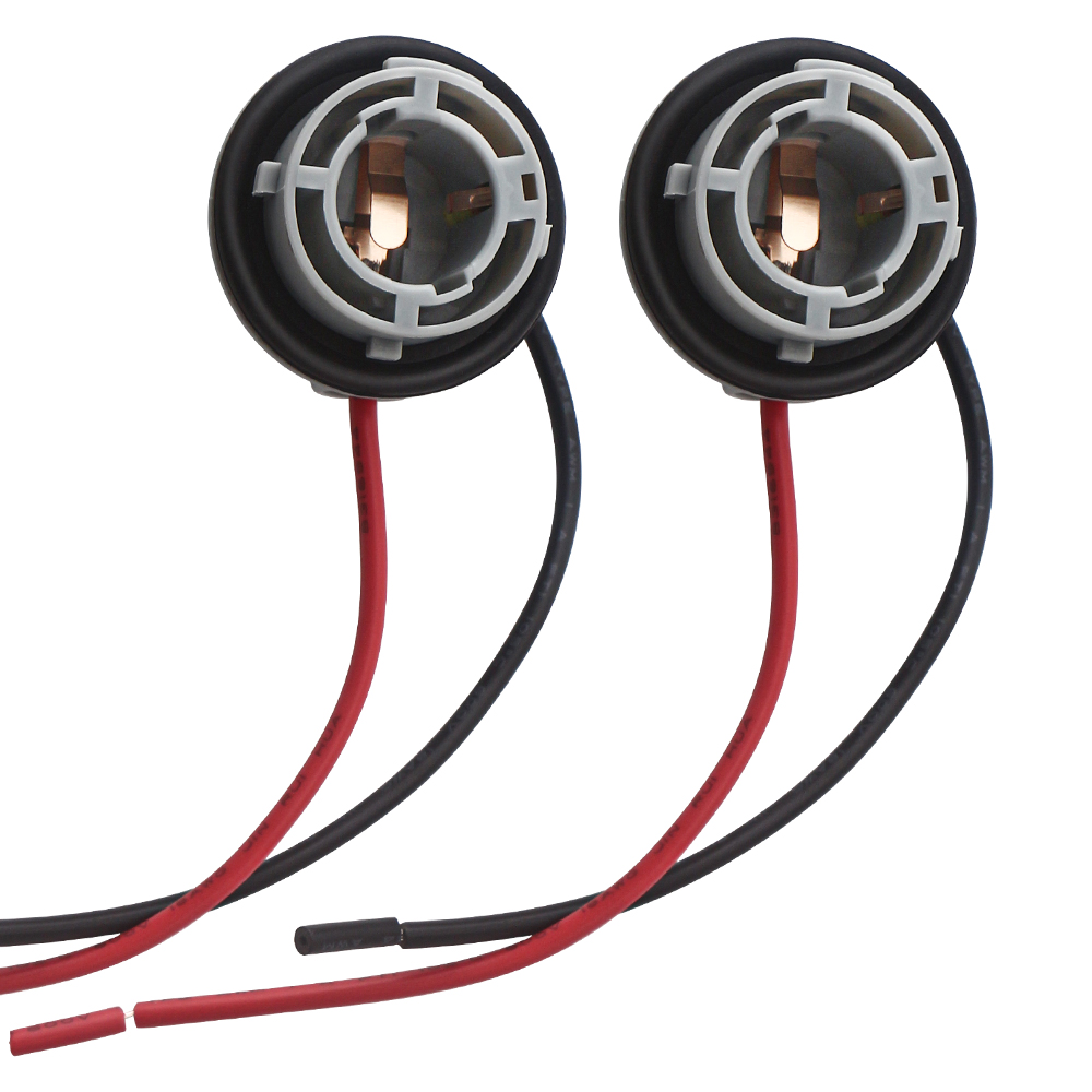 2 uds casquillo de bombilla BA15S portalámparas P21W adaptador Base conector luces de coche piezas de Base BAU15S 1156 382 accesorios de coche