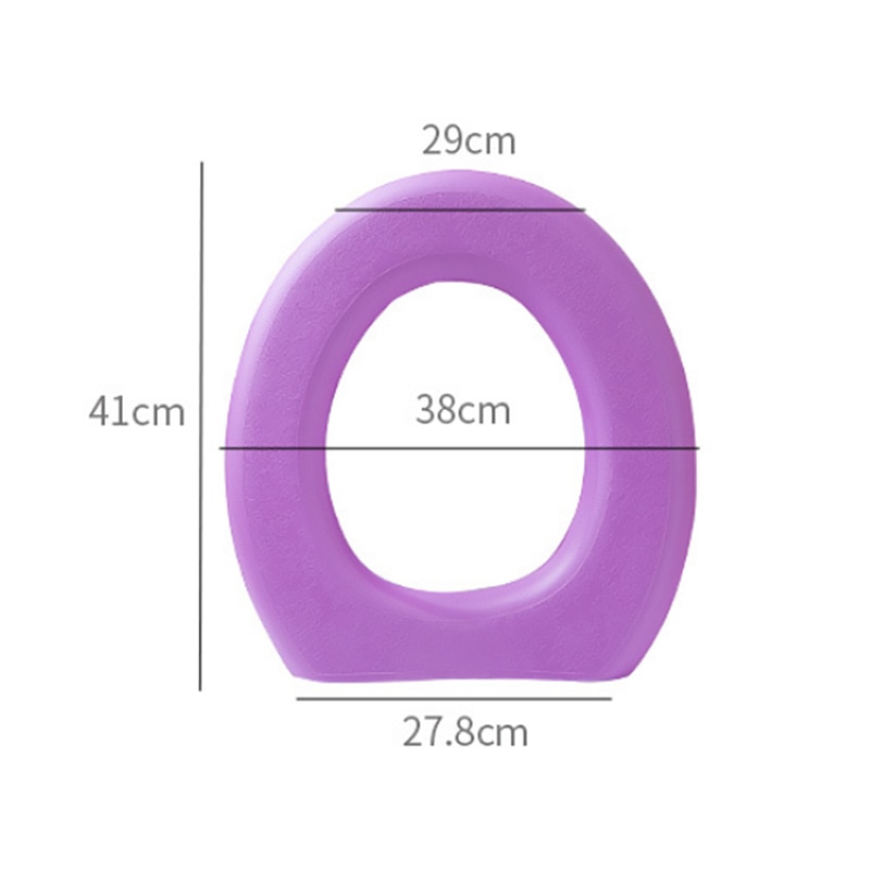 1PC Waterproof Toilet Seat Covers Washable Soft EVA Bathroom Parts Toilet Seat Cushion Cover Pad Toilet Seat Cushion Home Decor