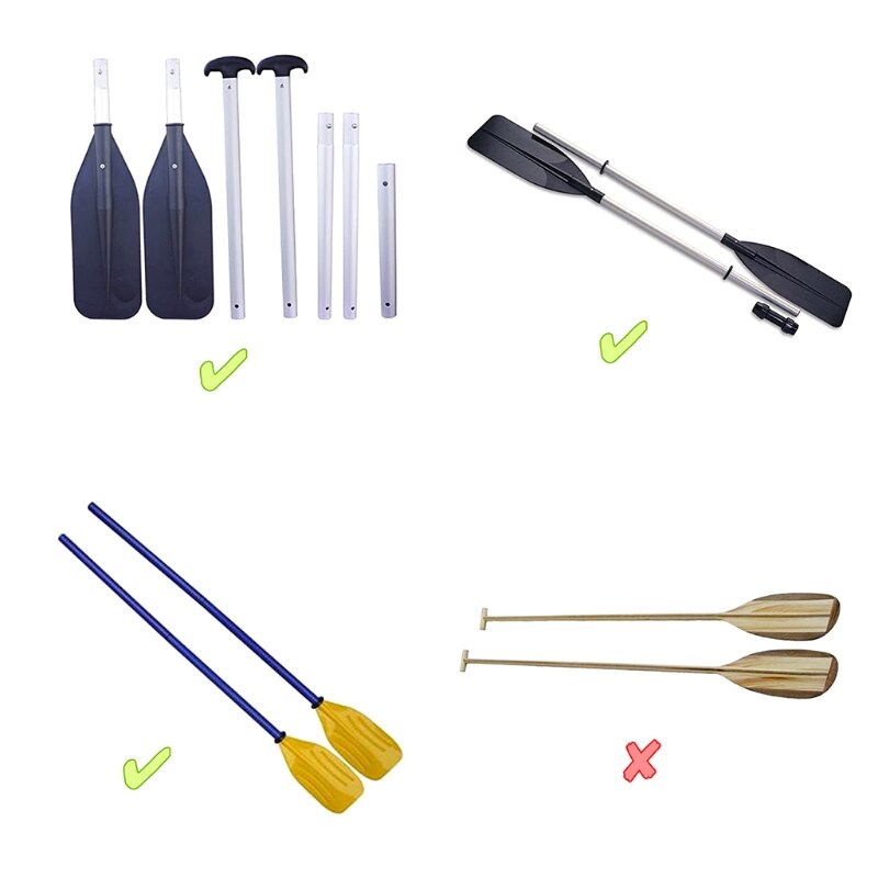 4 Stuks Universele Kajak Peddel Druppelen Ringen V Vicedeal