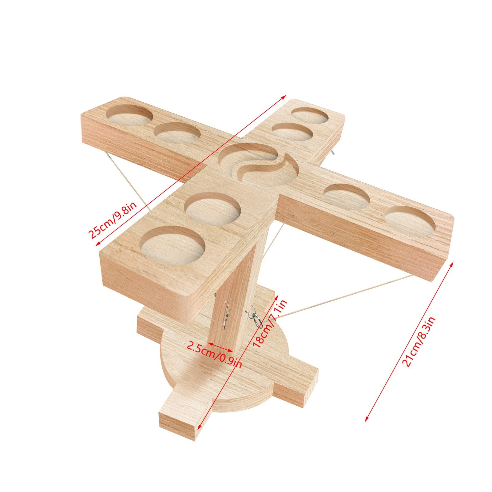 Party toys Leisure Industrial Style Bar Drink Shop Handmade Wooden Ring Toss Hooks Fast-paced Interactive Game For Bars Home