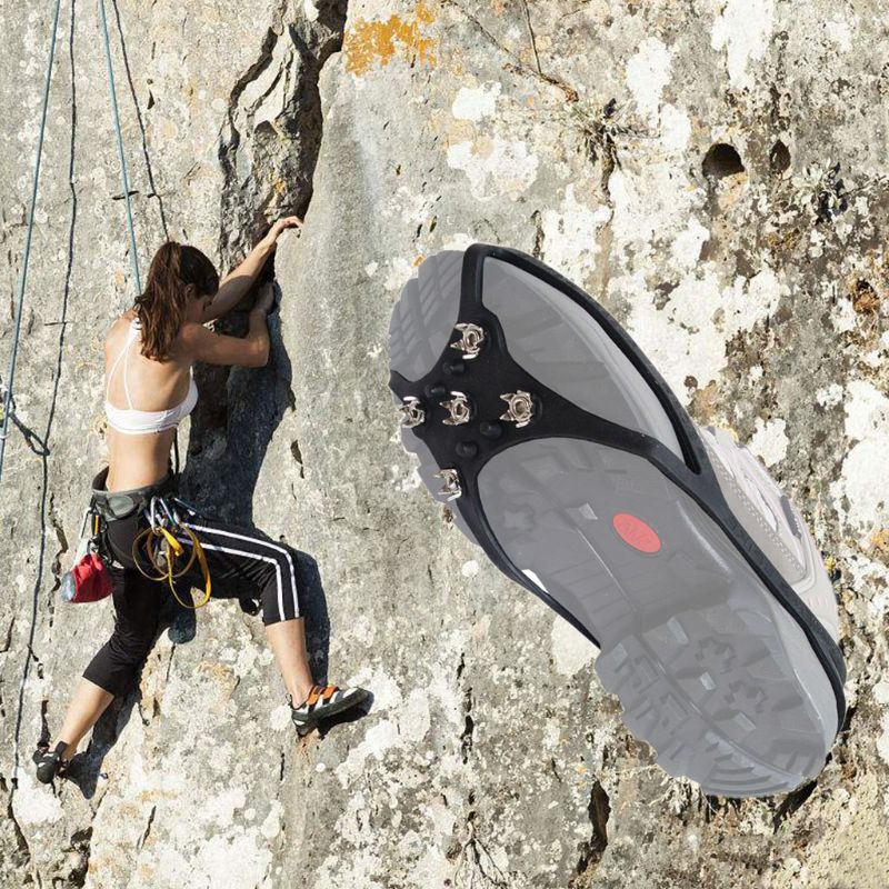 Anti Unterhose Eis Schnee Griff NäGel Wandern Boden Greifer Bergsteigen Schuhe Spikes