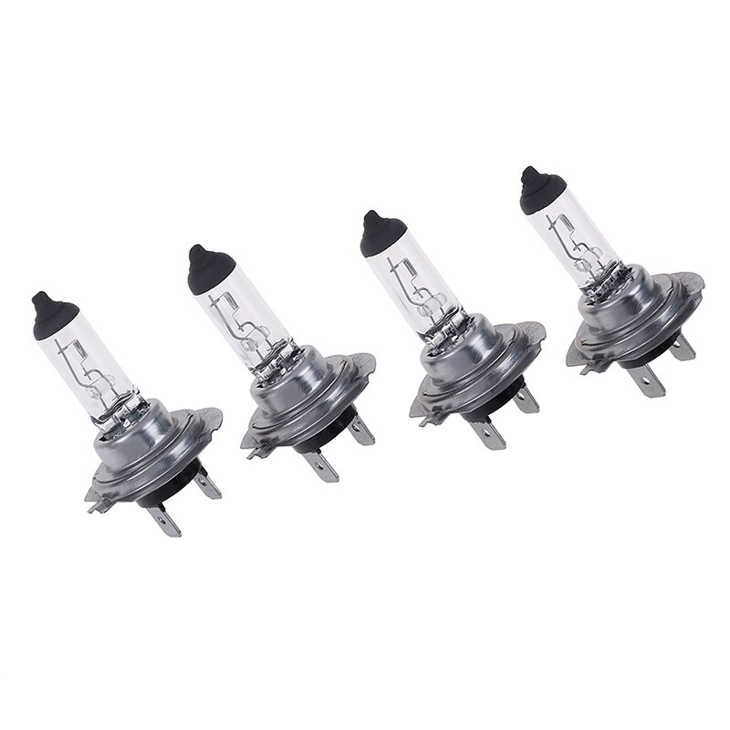 Bombillas de xenón, 4 Uds., H7 12V 55W 1500LM, gran poder, Super blanco, halógeno, fuente de luz de , Blanco niebla