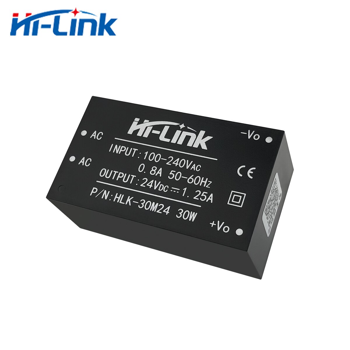 Hi-link 220v 5v/9v/12v/15v 30w ac dc eristetty kytkentä alas virtalähdemoduuli ac dc muunnin: Hlk -30 m 24