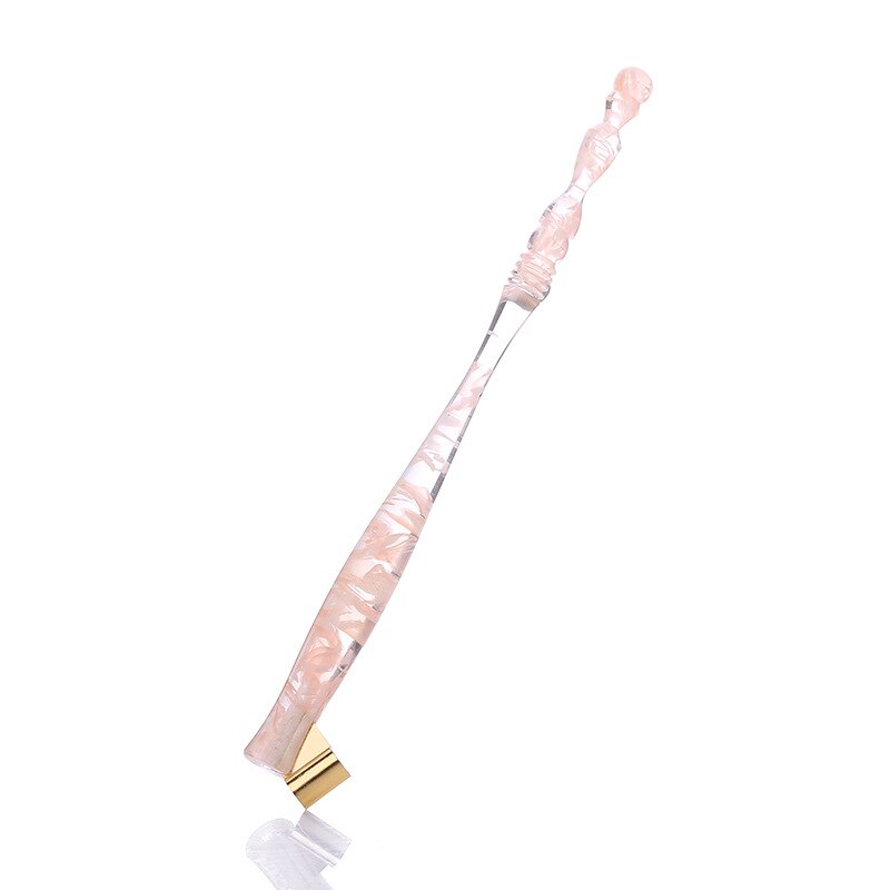 Verre Imitation Résine Oblique Dip Porte-Plume Calligraphie Porte-Plume Dip Porte-Stylo Stylo Tige: 1