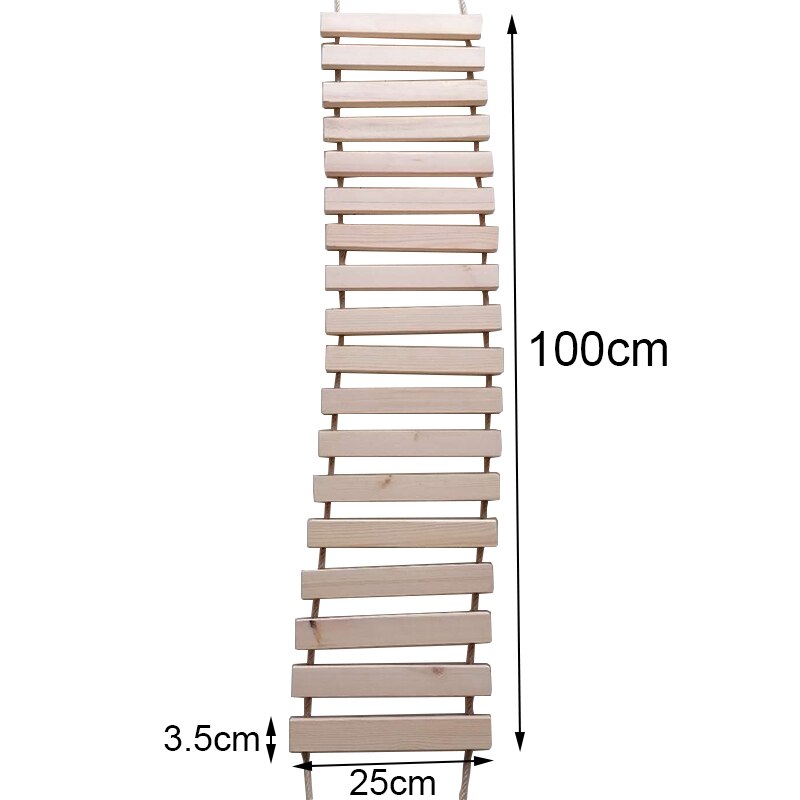Wall-mounted Cat Bridge Cat Tree House Climbing Frame Star Scratching Post Cat Ladder Step Kitten Jumping Platform Pet Furniture: Only pine ladder