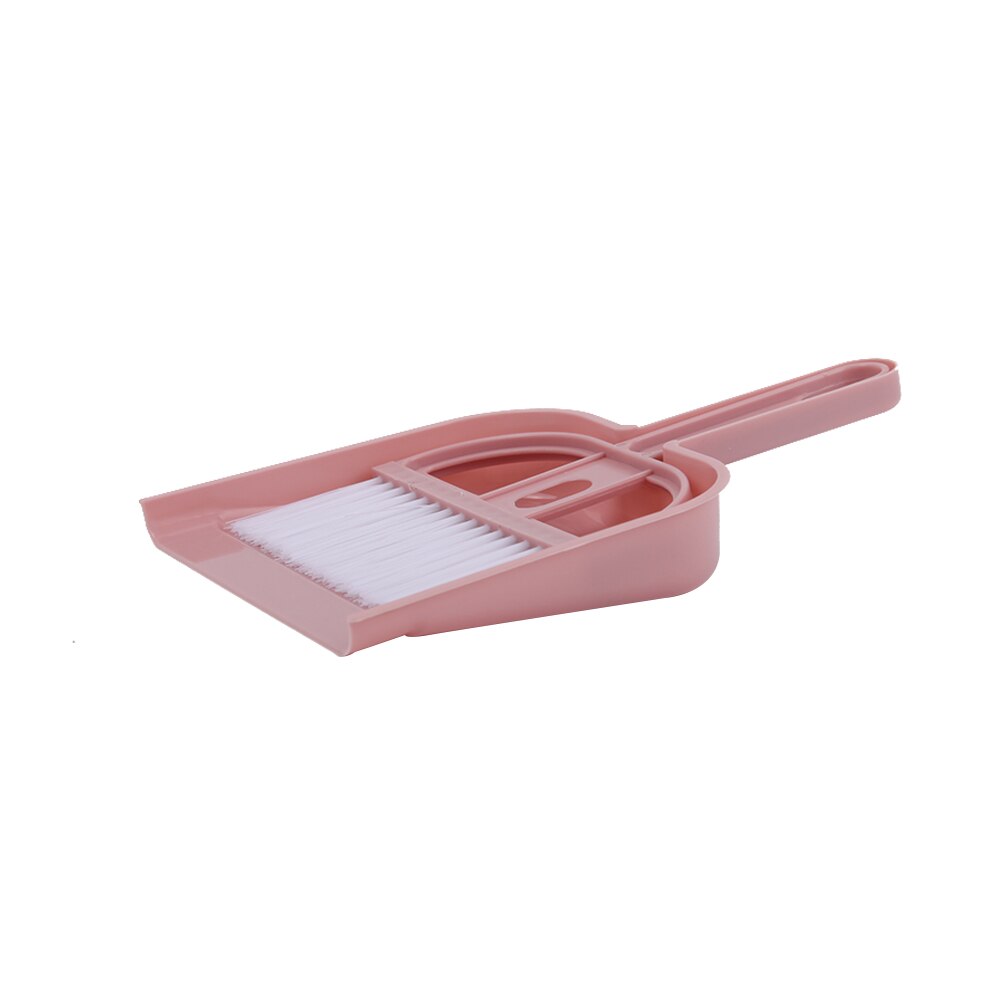Mini Desk Broom Set Cleaning Brush Small Broom Dustpans Set Desktop Keyboard Sweeper Garbage Cleaning Shovel Home Cleaning Tools: Nordic Pink