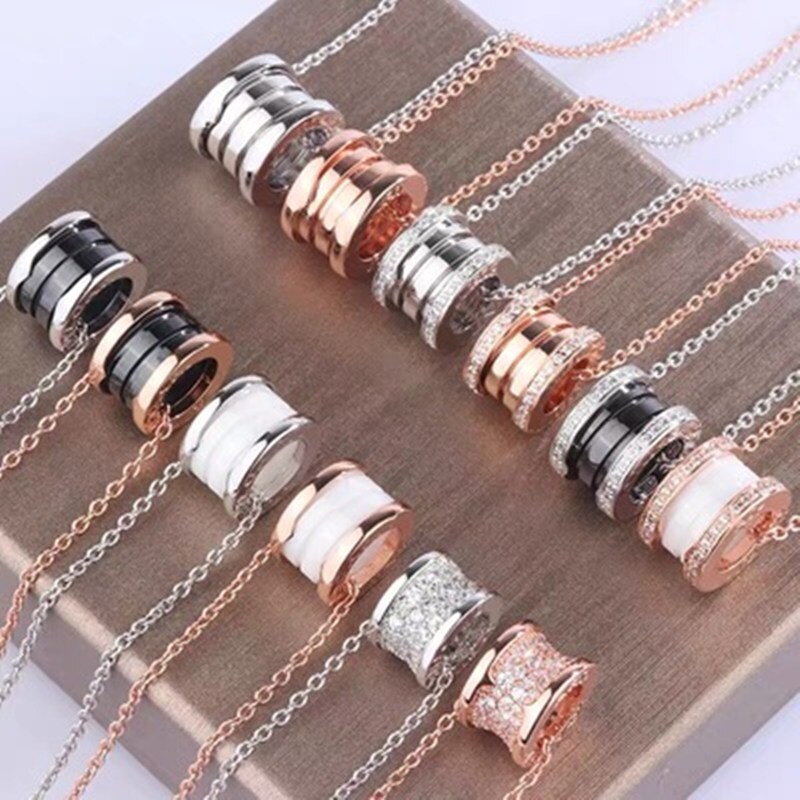 Original Brand Necklace Thin Waist Ceramic Necklace Female Spring Necklace Luxury Jewelry Christmas