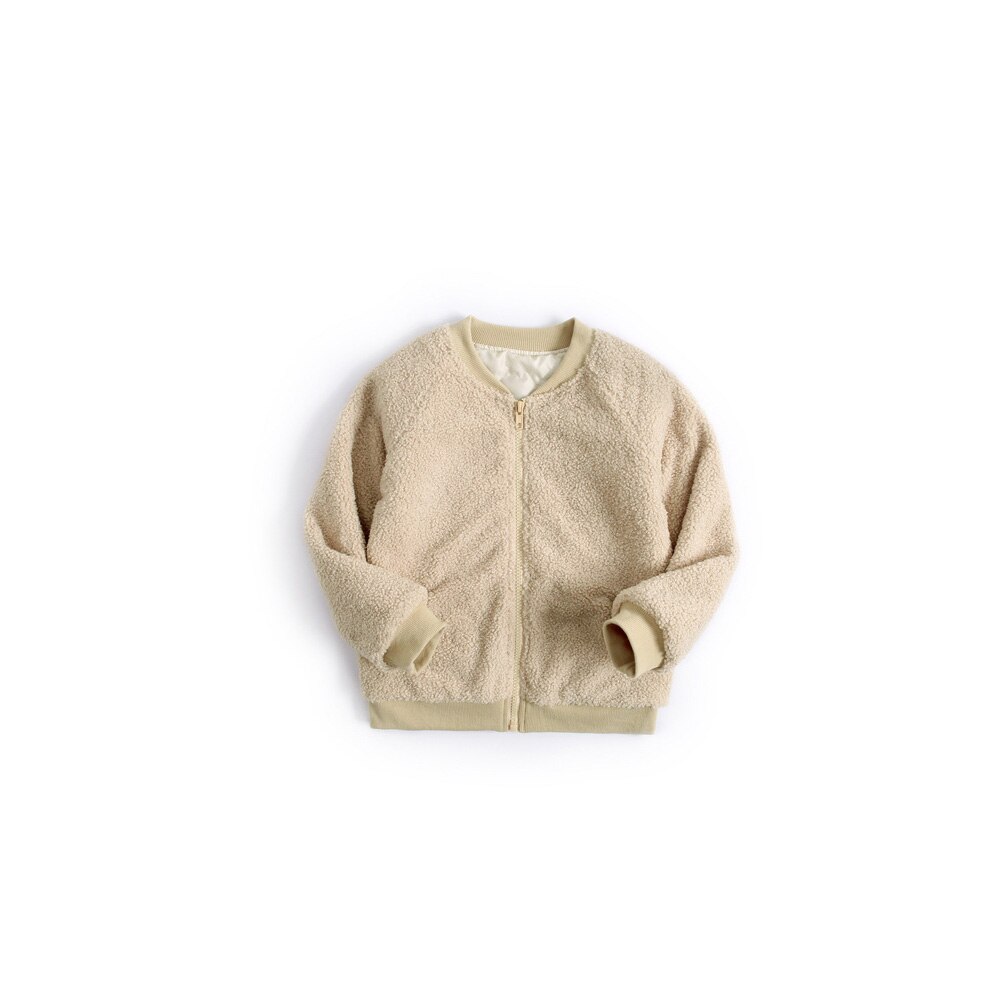Kinderblouse baby peuter meisjeskleding schattige fleece winter warme jas bovenkleding mantel jas kinderen schattige jas rits: 10t