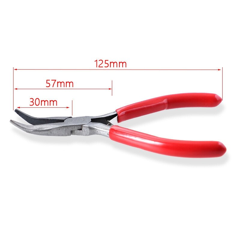 3- sæt nylon flad næse tang mini smykker tang smykker diy tang seks sektions håndsårede modellering tang