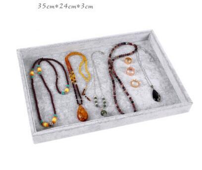 Jewelry Box Plate Jewelry Display Earring Holder Ring Watch Necklace Display Tray Stand Organizer Box Case Display Storage: 4