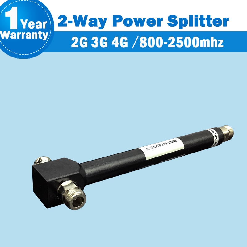 2-Way Power Splitter 800-2700Mhz Voor 2G 3G 4G Signaal Booster Versterker Met N Vrouwelijke Connector Holte Power Divider Antenne