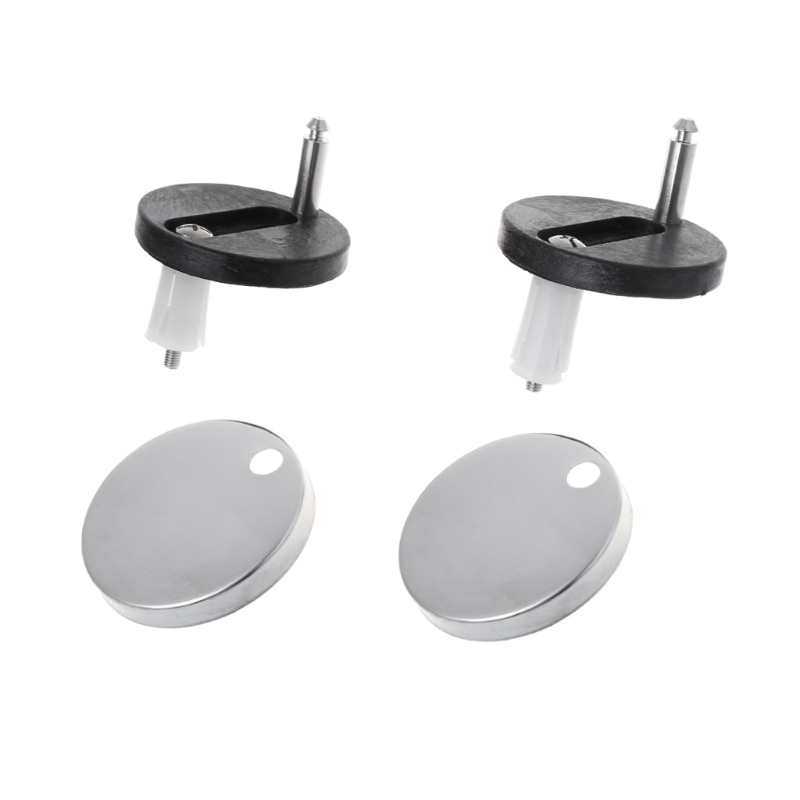 2Pcs Top Fix WC Toilet Seat Hinges Fittings Quick Release Cover Hinge