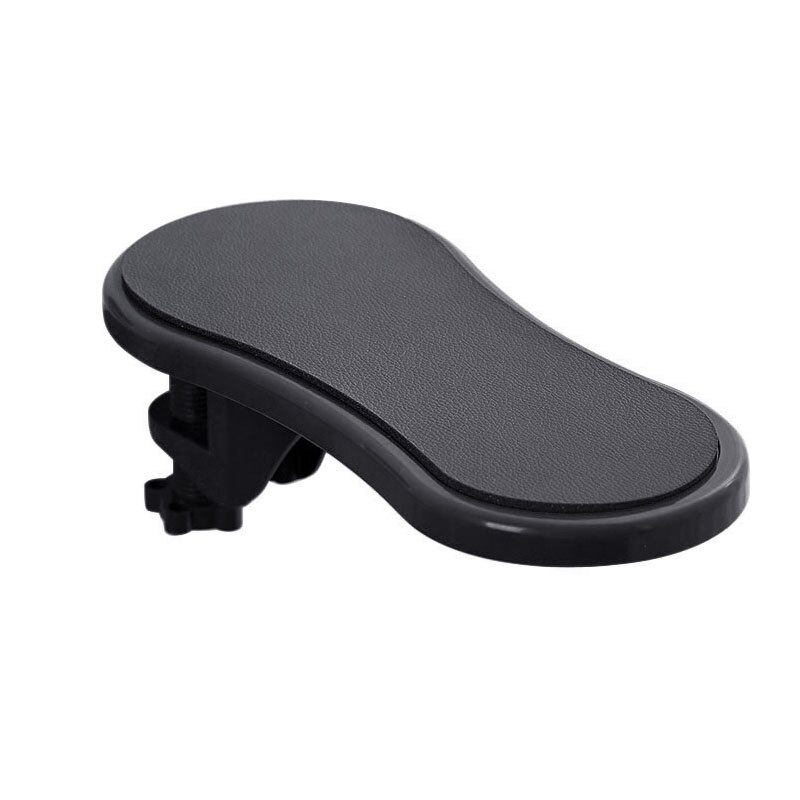 Attachable Armrest Pad Desk Computer Table Arm Support Mouse Pads Arm Wrist Rests Chair Extender Hand Shoulder Protect Pad: Black