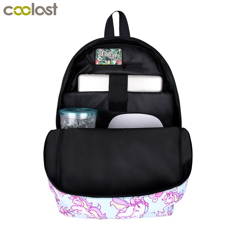 Kawaii 5 procent unicorn panda ryggsäck för tonårsflickor barn skolväskor tecknad ryggsäck barn bok väska skolväskor