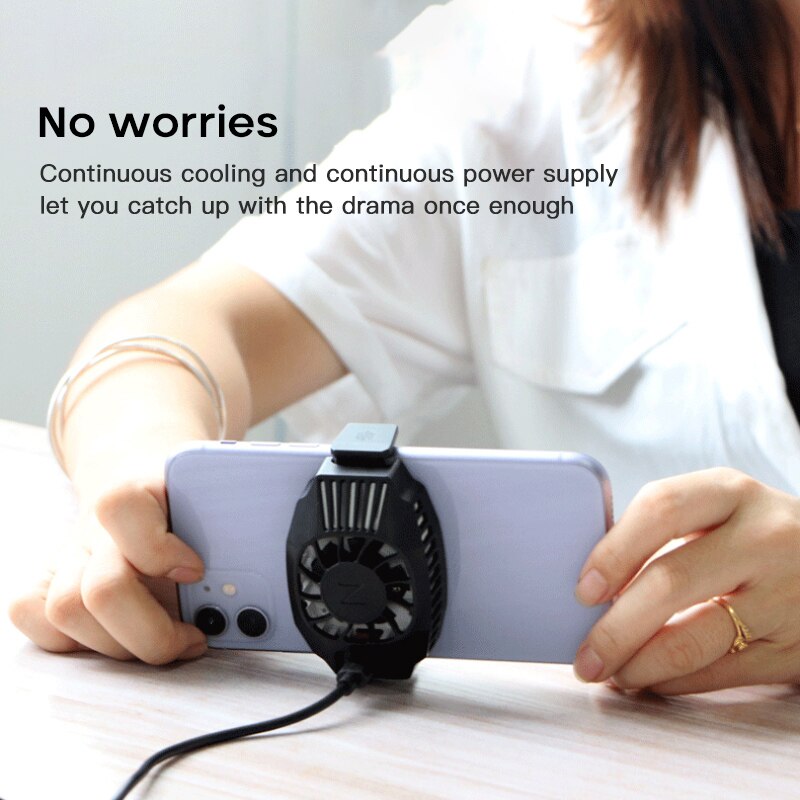 Universal Mobile Phone USB Game Cooler System Cooling Fan Gamepad Holder Stand Radiator For Iphone Xiaomi Huawei Samsung Phone