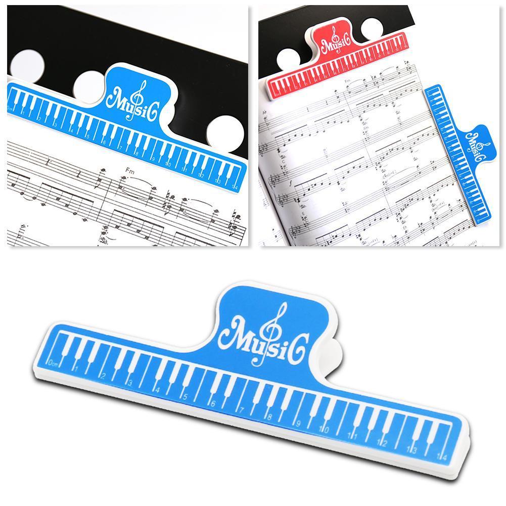 1 Pieces 15cm Plastic Piano Sheet Music Fixed Clip Book Musical Violin Holder Instrument Pianist Paper Guitar Accessories Z0J9