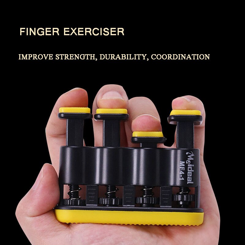 finger trener finger styrke hånd trening, justerbar styrke styrketrening piano gitar finger styrke trener