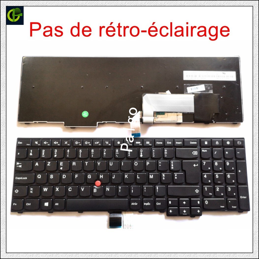 French Backlit Azerty Keyboard for Lenovo IBM thinkpad W550 P50S 20FK 20FL T560 L560 4Y2652 04Y2682 04Y2688 04Y2719 FR: No Backlit