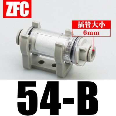 Negativt tryk rør type pneumatisk vakuumfilter vfc 100/ vfc 200-04/06/08/10b zfc 53- b zfc 54- b zfc 74- b zfc 75- b zfc 76- b zfc 77- b: Zfc 54- b
