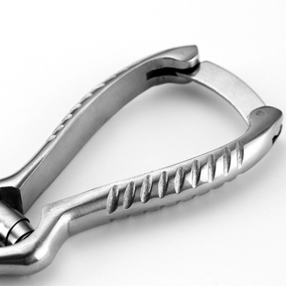 1Pc Manicure Nagel Cutter Heavy Duty Rvs Teen Nagelknipper Voeten Care Tools 4.88 Inch Professionele