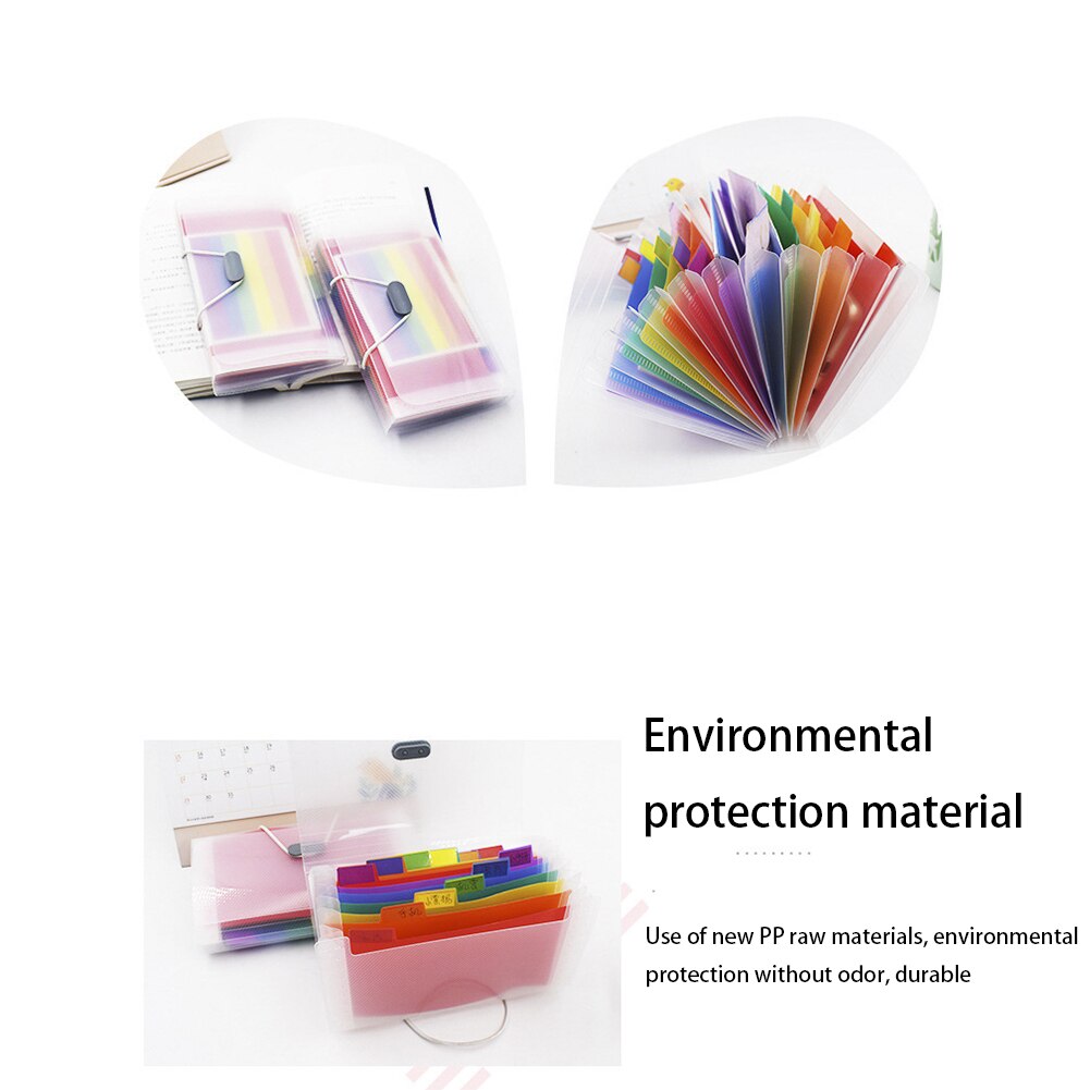 Tickets Stationery Receipt Wallet Student Folder School Expandable File Organizer Bills Invoice A6 Multi Layer Document Storage