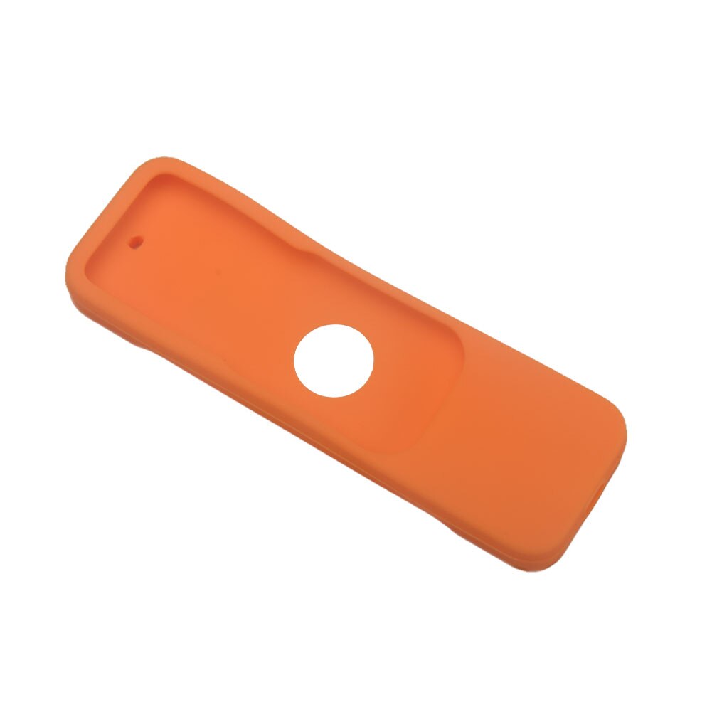 Protective Case For Apple TV Remote Control Colorful Silicone Waterproof Dust Remote Control Cover Skin: Orange