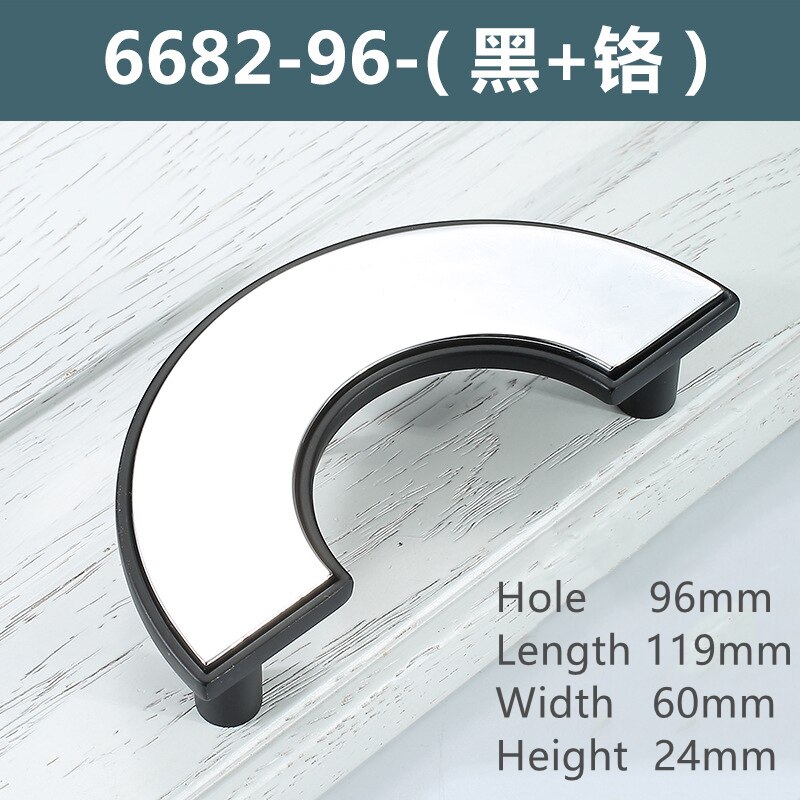 Moderne Eenvoudige Halfronde Kast Deurgrepen Garderobe Badkamer Kast Lade Knoppen En Trekt Furniture Hardware