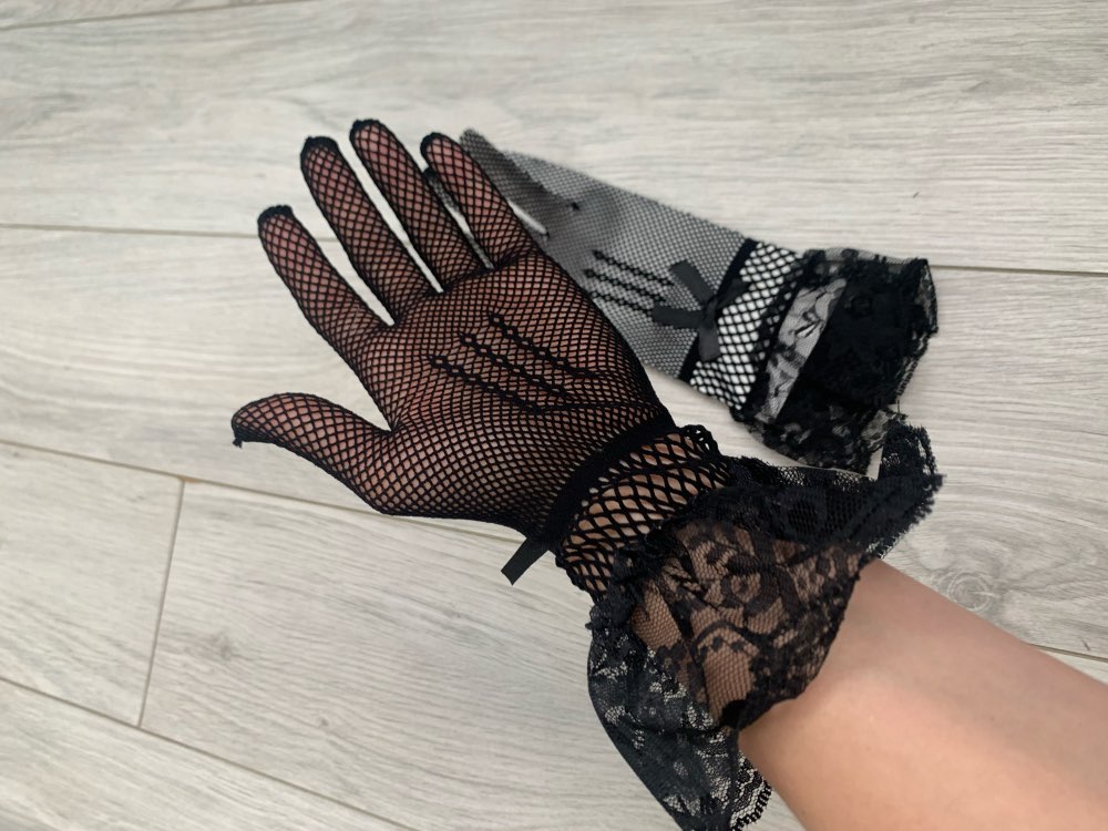Korea Stil Tüll Braut Handschuhe Hochzeit Zubehör Handgelenk Finger Weiß Schwarz Günstige Hochzeiten Handschuh