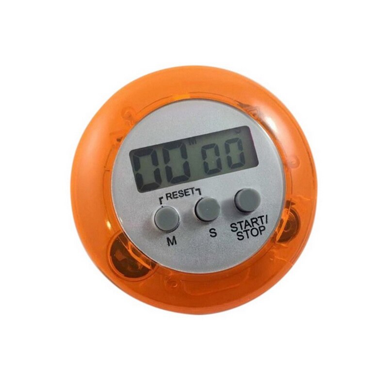 1Pc Multi Kleur Plastic Kookwekker Ronde Elektronische Timer Keuken Countdown Timers Alarm Kookwekker