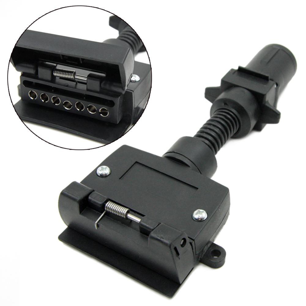 TIROL T21615a 7 Pin Australian Connector Trailer Boat Truck Car Parts Plug Adaptor 7 Pin Socket with Clamp