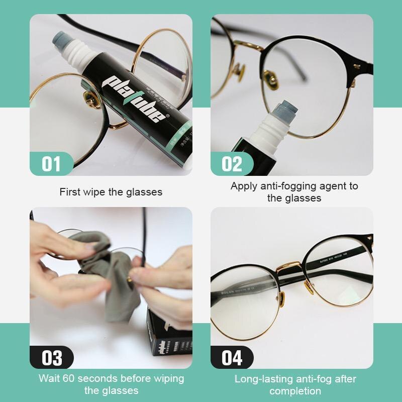 15ML Antifogging Agent For Glass Anti-fog Spray Car Interior Windshield Glass Eyeglass Lens Defogger Safety Anti Fog
