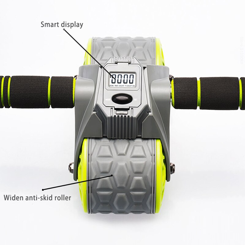 Top Brand 7th Smart Counting Automatic Rebound Abdominal Wheel Home Fitness Equipment No Noise Abdominal Muscle Trainer gym