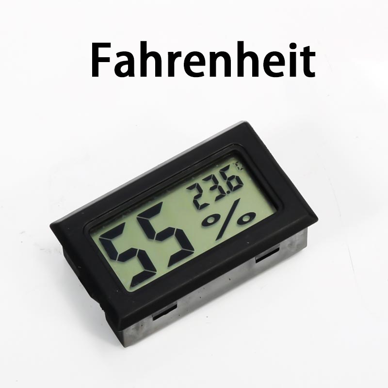 Reptil mini digitalt termometer hygrometer med sonde hygrothermograph skilpadde terrarium akvarietank temperatur fuktighet mete: B