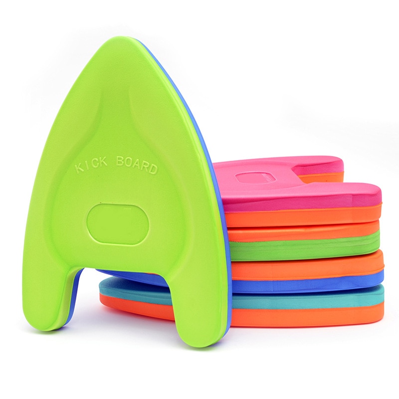 Tabla de natación de EVA ligera en forma de A, flotador trasero, Kickboard, herramientas de ayuda para entrenamiento de piscina para adultos y niños, 1 unidad