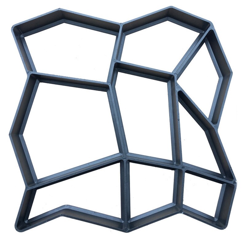 Manually Paving Cement Brick Concrete Molds DIY Plastic Path Maker Mold Garden Stone Road Mold Garden Decoration Driveway Decor