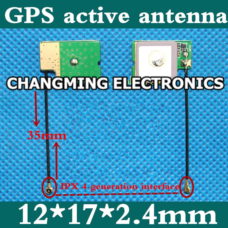 Antena activa GPS integrada delgada 12*17*2. Relojes inteligentes de 4mm de cerámica 12*12*2mm (% working100) 1 piezas
