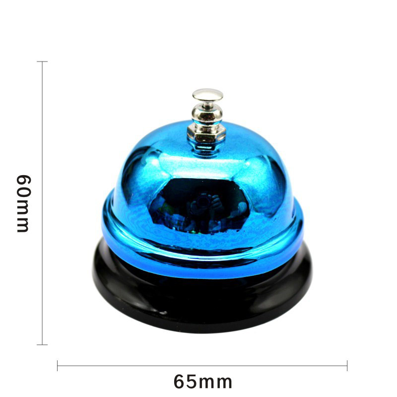 65mm ringe bjelle skrivebord julekjøkken hotelldisk resepsjon juleklokker liten enkeltklokke spiseklokkebord innkallingsklokke: C