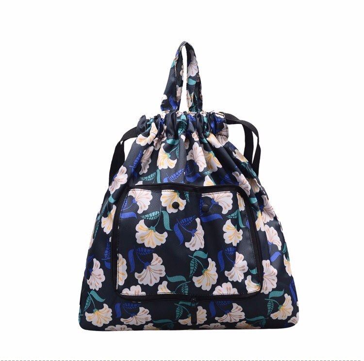 Multifunctional Backpack Women Leisure Printing Backpacks Nylon Waterproof Shoulder Bags Shopping Large Capacity Backpack Travel