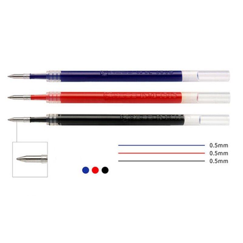 10 stks Blauw/Zwart/Rode inkt Voor Xiaomi Pen KACO 0.5mm Ondertekening PEN voor School Kantoor Gal staven Glad Schrijven Duurzaam Ondertekening Refill