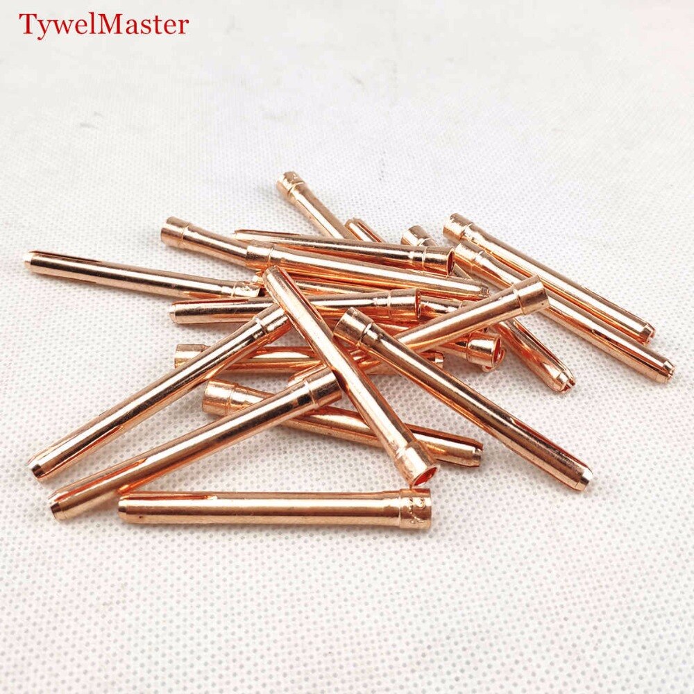 15pcs Argon Welding TIG Torch Consumable 1.0mm 1.6mm 2.0mm 2.4mm 3.0mm 3.2mm TIG Tungsten Electrode Collet