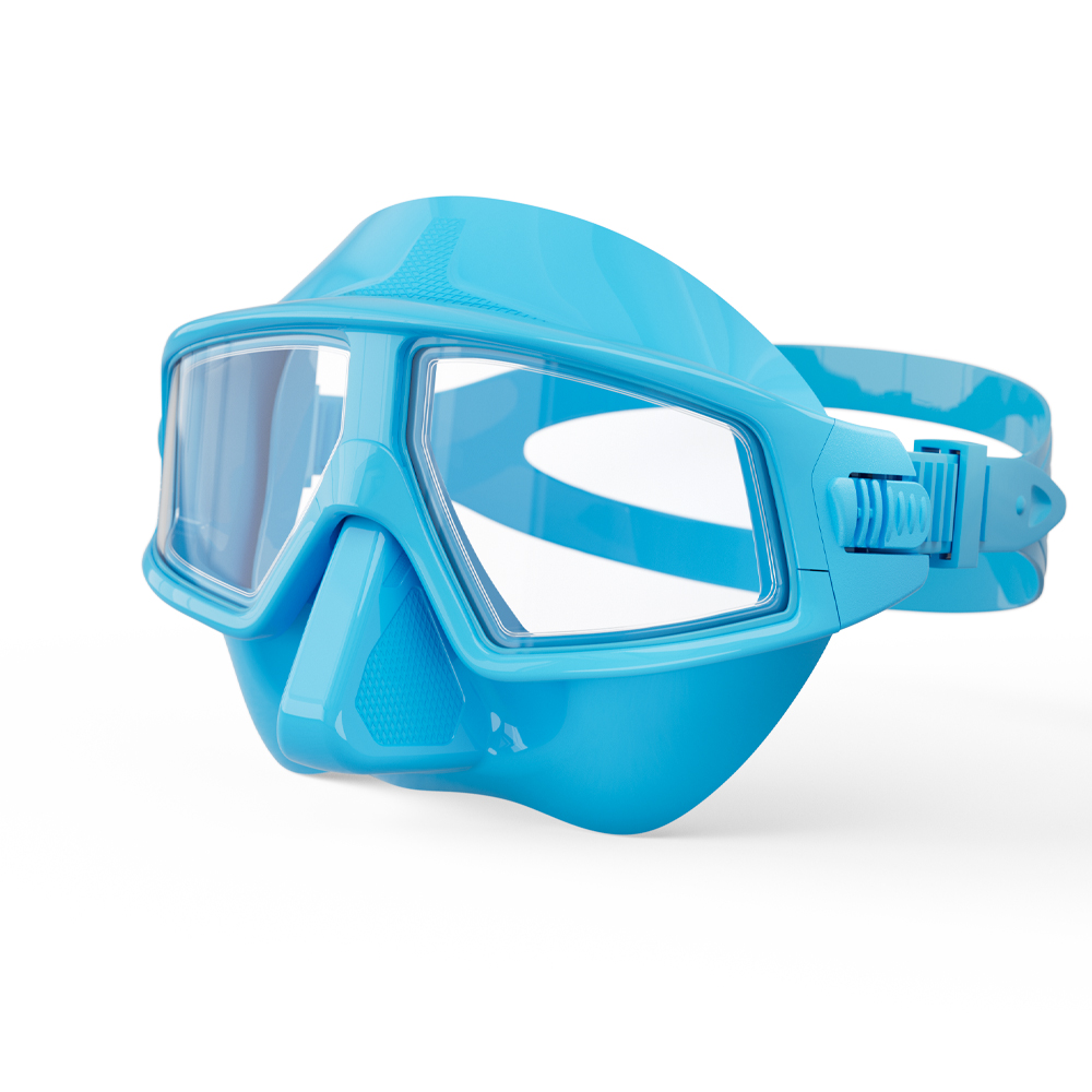 Professionelles Tauchmasken-Set für Erwachsene – HD-Antibeschlag-Linse, UV-Schutz, verstellbare Schnorchel- und Schwimmbrille für Taucher: Rot