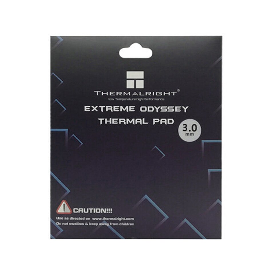 Thermalright ODYSSEY Thermal Pad on-conductive Silicone grease pad 12.8W/mK for GPU/RAM/Motherborad/SSD 120x120mm Original pad: 120x120x3.0mm