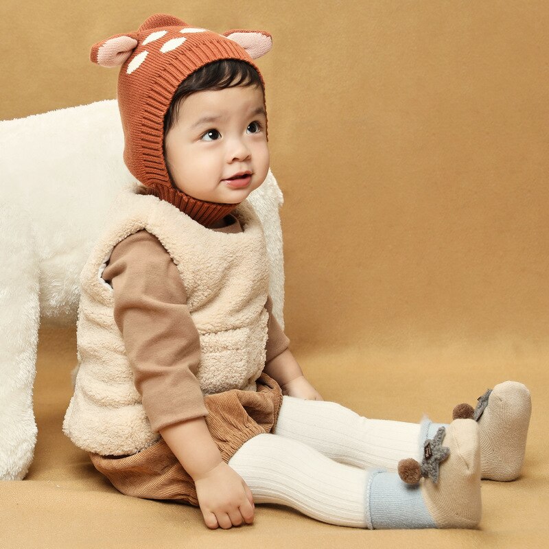 Babysokjes Herfst En Winter Fluwelen Warme Baby Boy Meisjes Sokken Cartoon Peuters Sokken Doseren Borstel Antislip Kinderen sokken