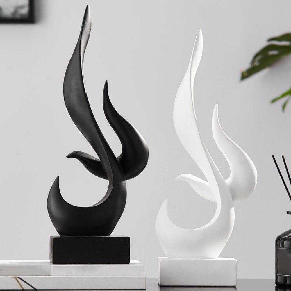 Abstract Sculpture Statuette Living Room TV Stand Modern Statue Abstract Statuette Home Decoration Office