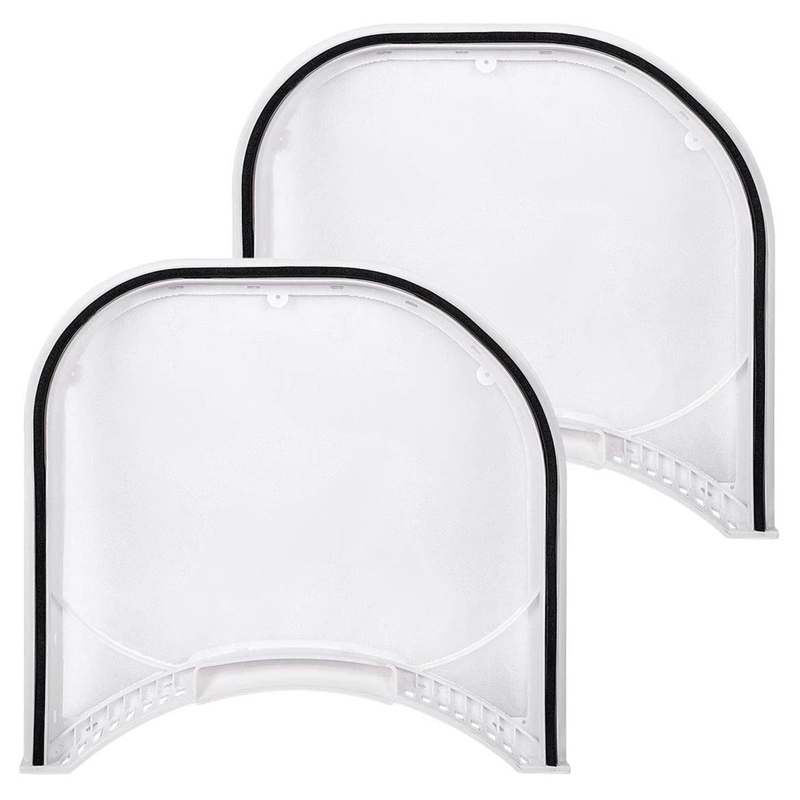 2 Pack Of Dryer Lint Screen With Felt Rim Seal For LG 5231EL1003B DLE2512W DLE2514W