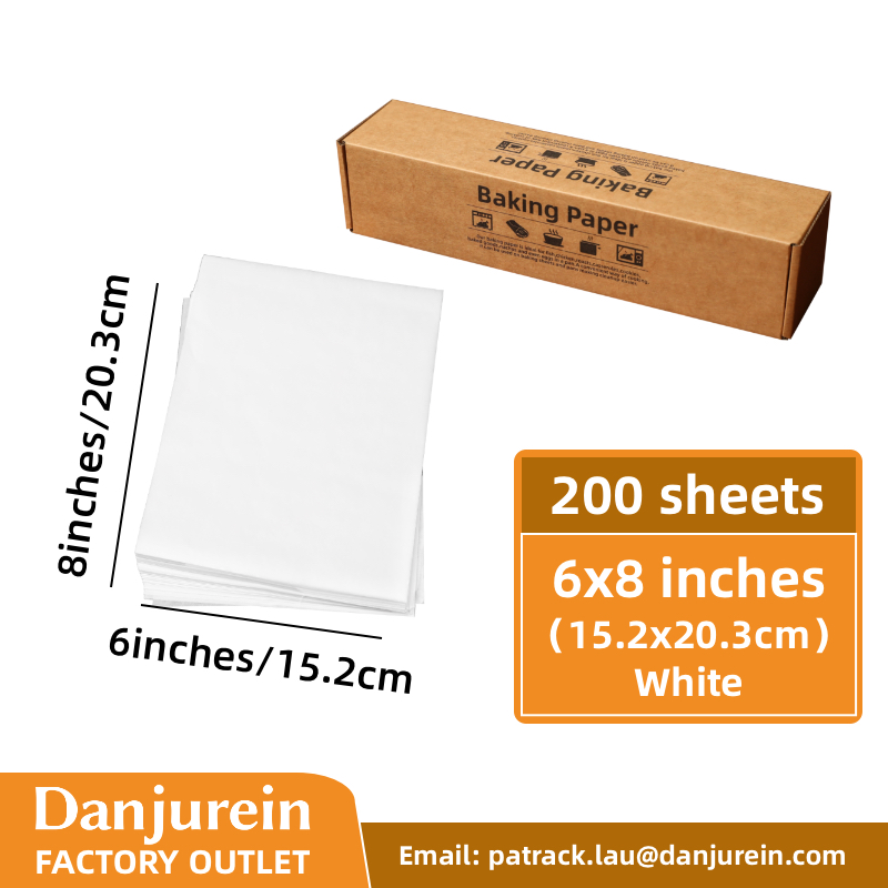 Parchment Paper Baking Paper 4"6"8"9"10"12" Precut Non-Stick Grilling Food Packaging Oven Air Fryer Steaming Bread Cake Cookie: Clear