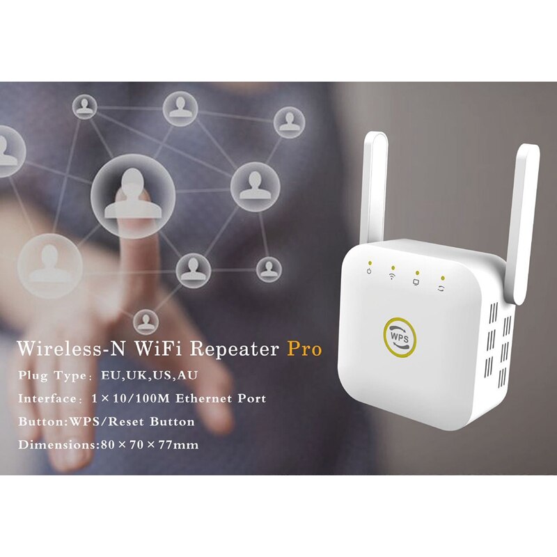 Anti Scratch Network 300M Repeater Network Extender Wr22 Wireless Wifi Signal Amplifier Repeater