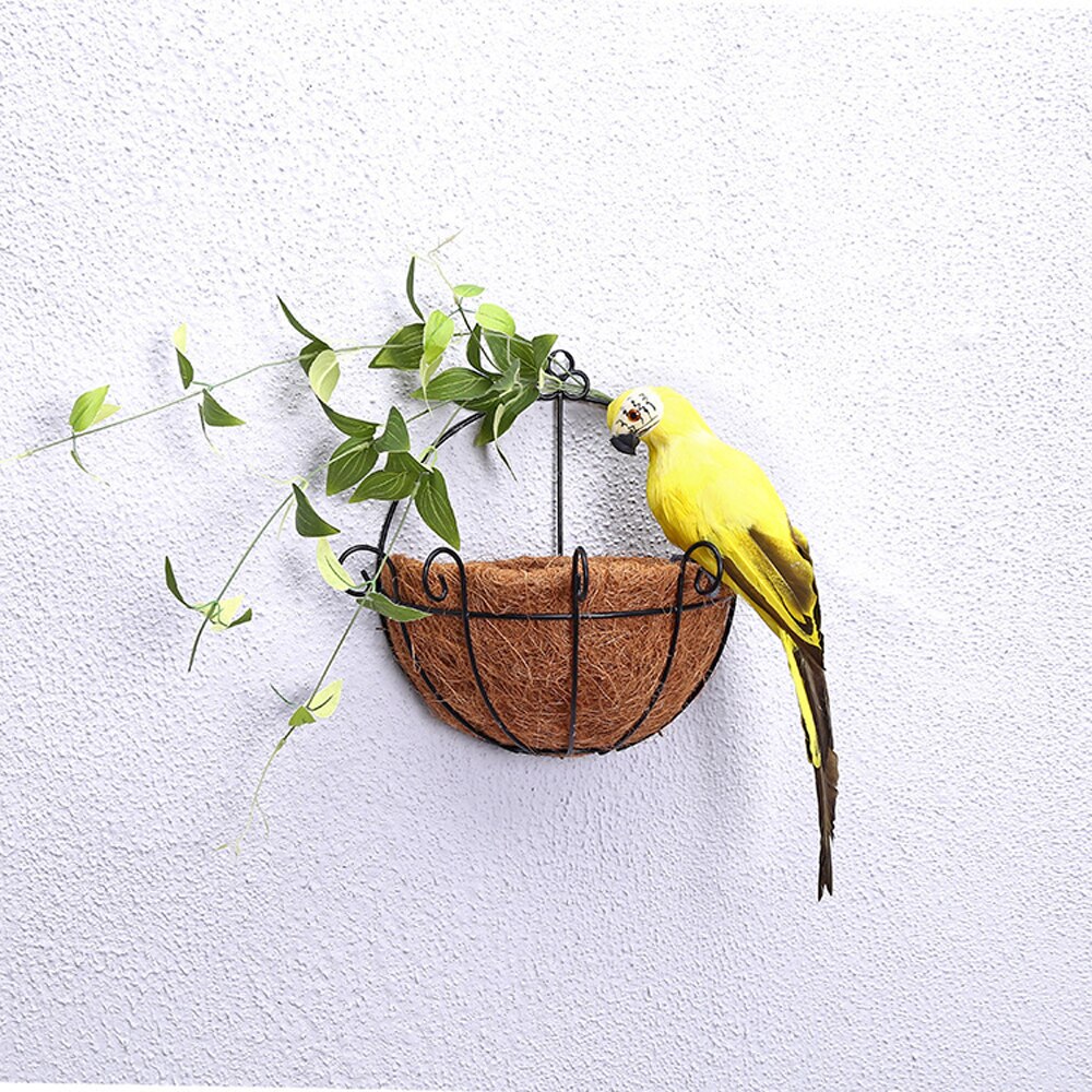 Perroquet décoratif de jardin | Simulation de jardin, perroquet à émulation pour spectacle de fenêtre, jardinage oiseau artisanat de jardin, décoration