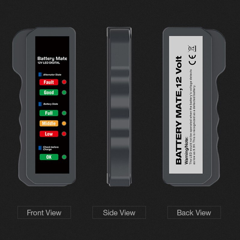 12V Auto Batterij Tester BM310 Digitale Dynamo Tester, Check Batterij Staat & Dynamo Opladen Voor Auto Motorfiets