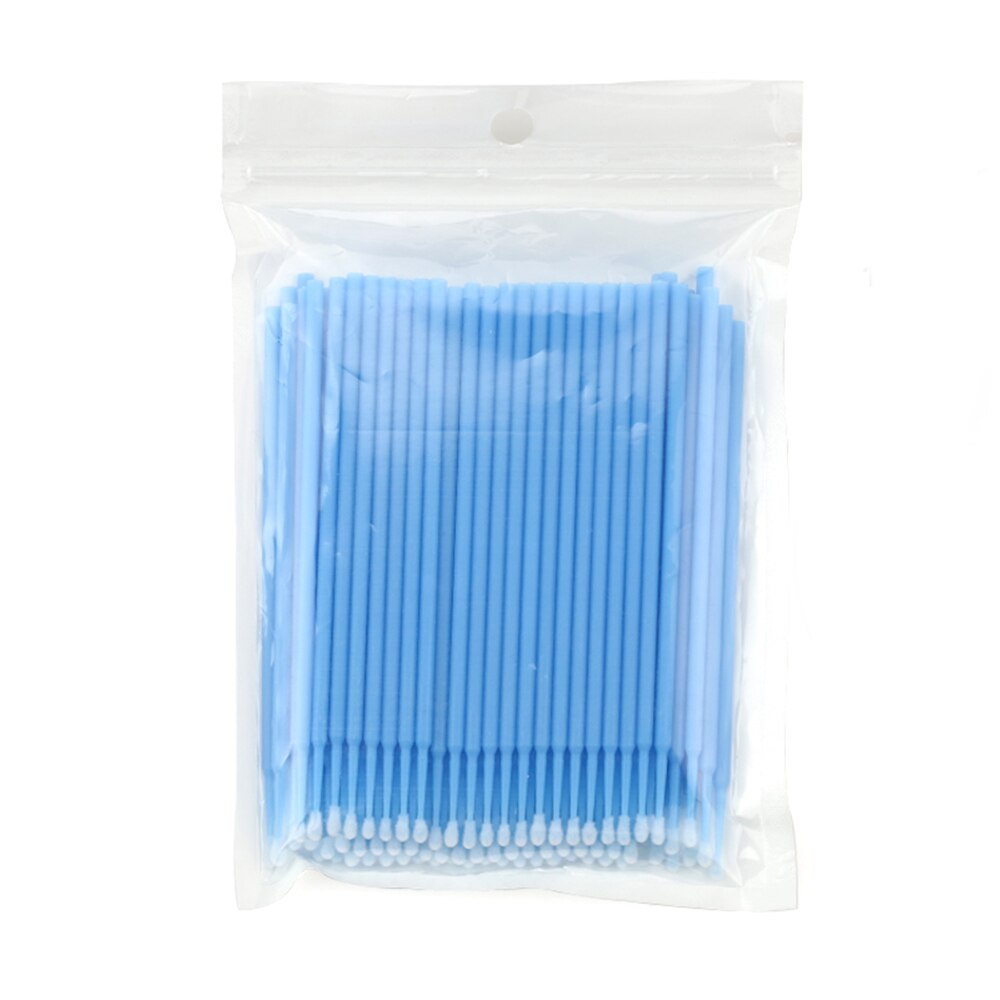 100Pieces/bag Disposable MicroBrush Eyelashes Extension Individual Lash Removing Swab Micro Brush For Eye Makeup Beauty